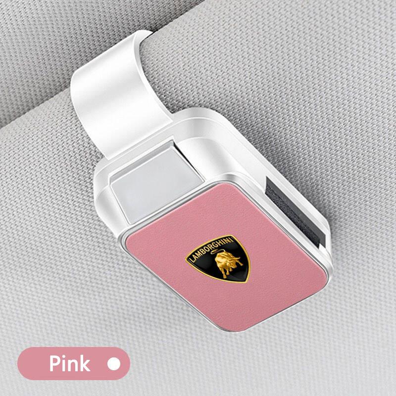 Car Portable Glasses Storage Multi-functional Sunshade Board Clip For Lamborghini Urus Huracan Aventador Premium Accessories
