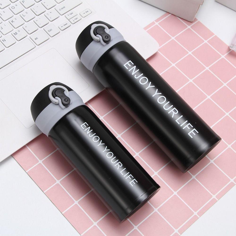 Изолированная бутылка для воды с откидной крышкой объемом 350/500 мл, термос из нержавеющей стали, чашка для детей, девочек и мальчиков