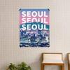 Citypop Сеул М Уникальный Дизайн Интерьера Постер, Корея