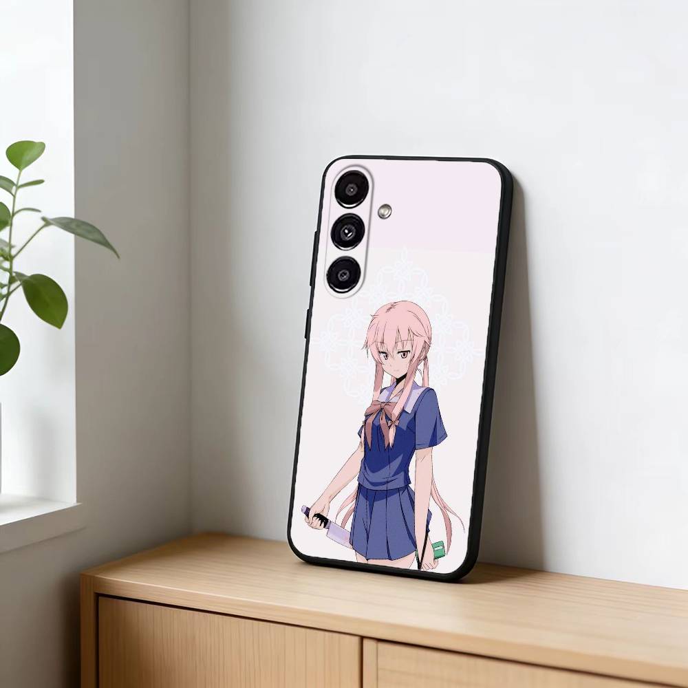 Чехол для телефона M-Mirai N-Nikki Gasai Yuno Аниме Для Samsung Galaxy A13,21s,22,31,32,52,53,71,72,73, Мягкий Черный Чехол