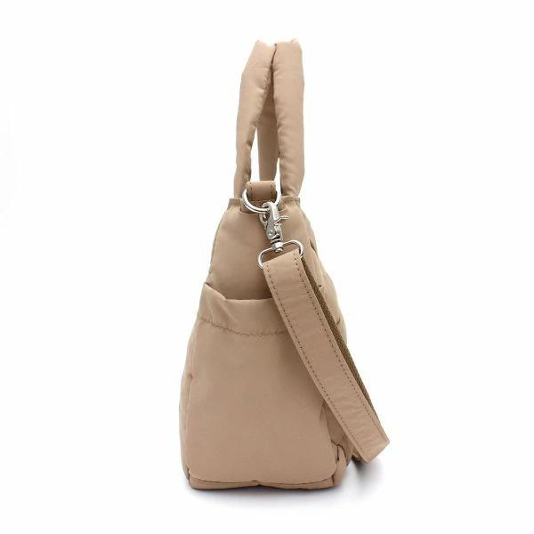 Snoopy Tote Bag Puffer Beige Shoulder Tote