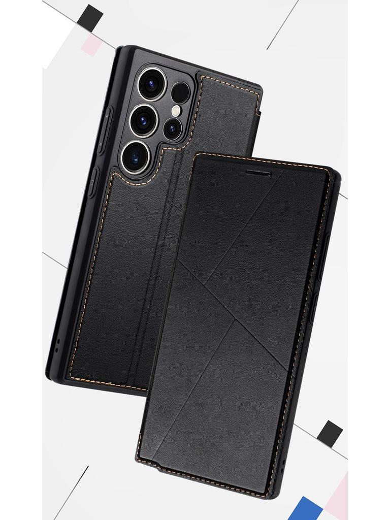 Магнитная книжка с держателем для карт для Samsung S25Ultra/S24Plus+