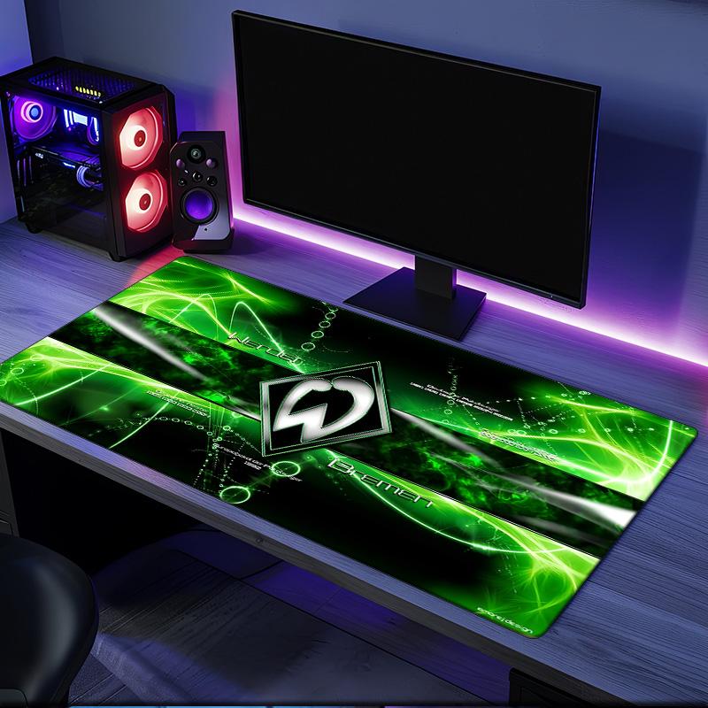Green Bremen Pattern Mouse Pad, Rubber Base, Mouse Pad for Gamers and Office Use, Gaming Desk , Easy To Clean Mat Christmas fan gifts