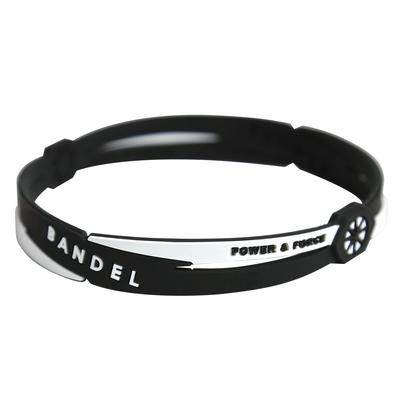 Браслет Bandel Cross, размер x, модель 2017 года [BANDEL] (Черно-белый) С 21,0 см
