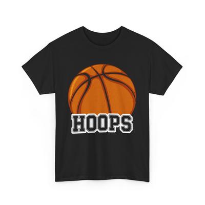 Футболка с принтом Hoops Basketball Мужская Женская Топ, Футболка для Любителей Спорта Игроков в Баскетболе и Фанатов