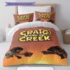 Creek Fun Bedding Quilt Set Quilt Cover Pillowcase Home Decoration Birthday Gift (1 * duvet cover + 2 * pillowcase, without core)