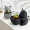 Mini Kitten Flower Pot Succulents Planter Cute Cat Plant Pot Home Desktop Decoration Kitty Planter Gift for Cat Lovers