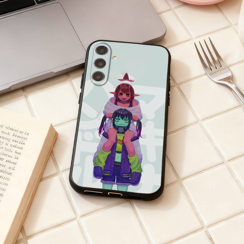 Чехол для телефона Anime M-Milky S-Subway для Samsung Galaxy A73, A72, A71, A70, A53, A52, A51, Других Мягкий черный корпус