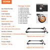 Mobile Base Heavy Duty Universal Stand 500 lbs Capacity For Tools Machines