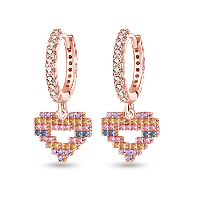 Весенние серьги-гвоздики из стерлингового серебра 925 пробы с цветком и насекомыми, женские серьги-гвоздики с геометрическим кругом, золотые серьги, серебро 925 пробы