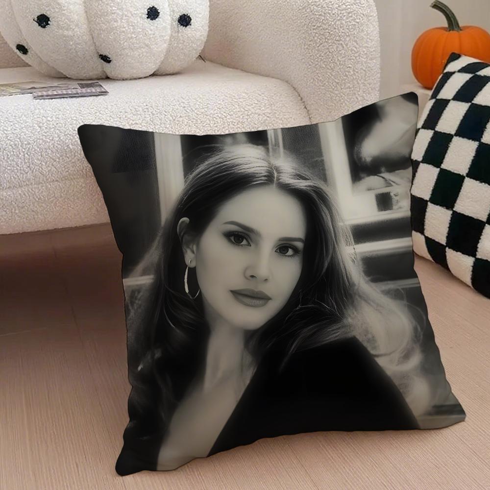 Наволочка Lana Del Rey Льняная Наволочка Мягкая Дышащая Защитная Декор Дивана Комнаты