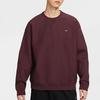 Nike Толстовки Мужские Бордовые С Круглым Вырезом Средней Плотности HV1087-652