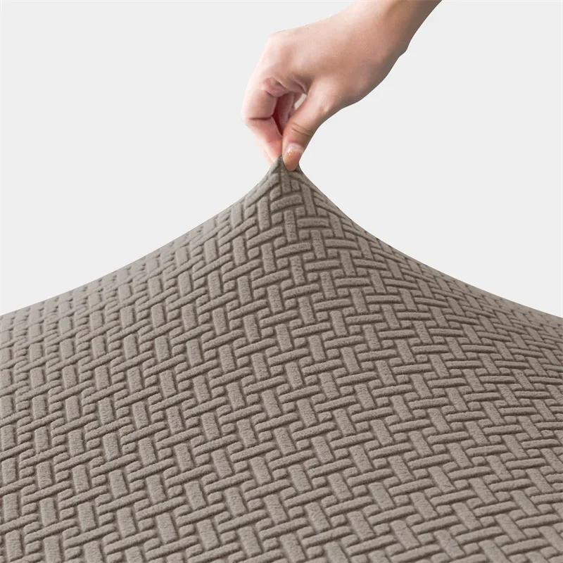 Чехлы для диванов из жаккарда, высококачественные чехлы для диванов без подлокотников для гостиной, растягивающиеся складные чехлы для домашних диванов