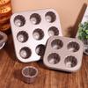 1/4/6/9 Отверстий Форма с Антипригарным Покрытием Форма для Торта Маленькая Форма для Маффинов Форма для Кексов из Углеродистой Стали Форма для Выпечки Кондитерская Форма Мини-Подставка для Кексов