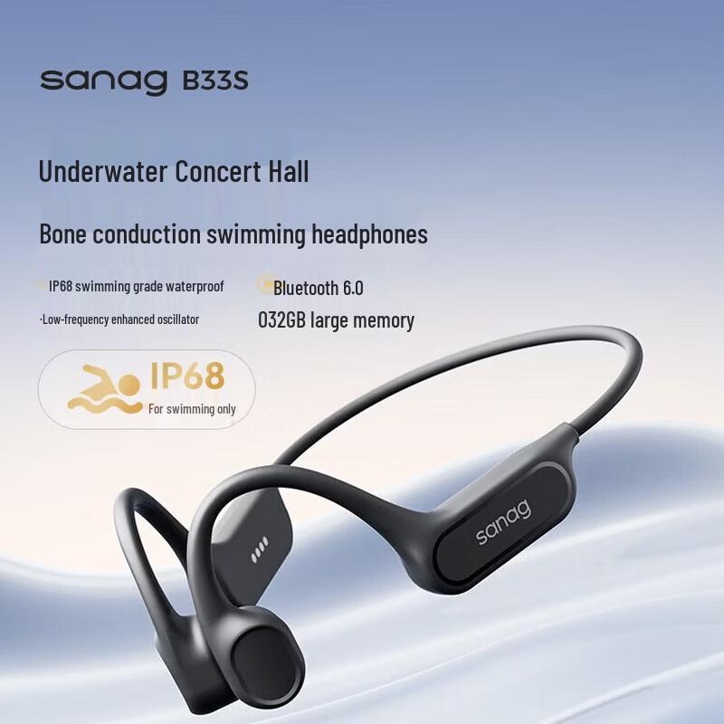 Спортивные наушники Sanag B33S с костной проводимостью