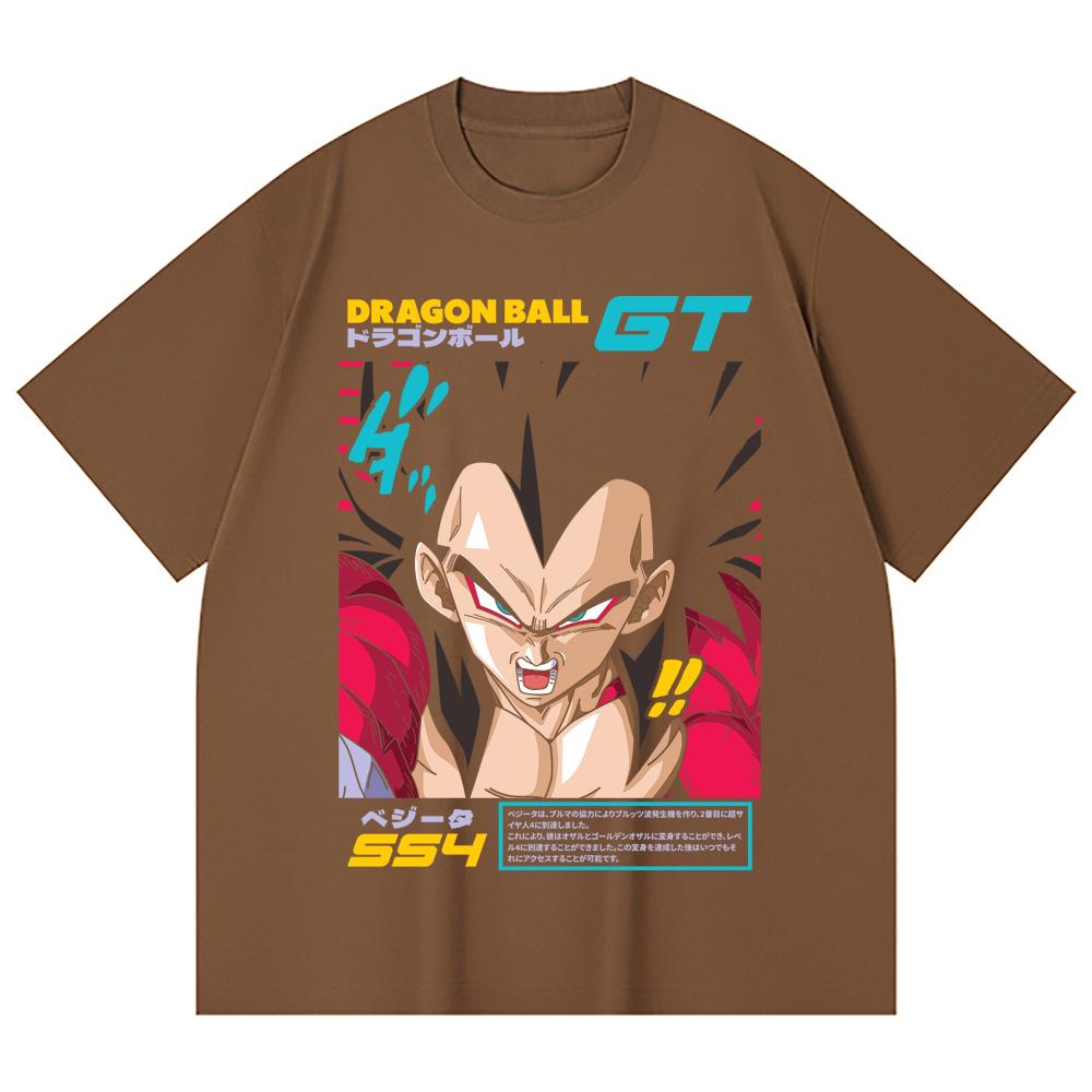 230 Gsm 100% Cotton Dragon Ball V2 Goku Print Unisex Heavy Cotton T Shirt