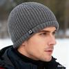 Патч маленькая этикетка шерстяная шапка повседневная универсальная короткий козырек уличный хип-хоп мужская осенне-зимняя модная шапка-дыня