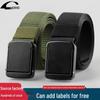 Men's Outdoor Nylon Flip Buckle Belt - Casual, Canvas for School or Military Training