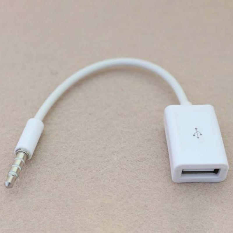 3,5 мм AUX Стерео Штекеры в USB Конвертер Aux Кабель Шнур Для Автомобиля MP3 Динамика