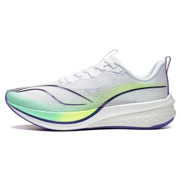 Li Ning Red Hare 6 Pro Удобная амортизация Низкие Марафонские Беговые Кроссовки Женские Белые ARMT014-12