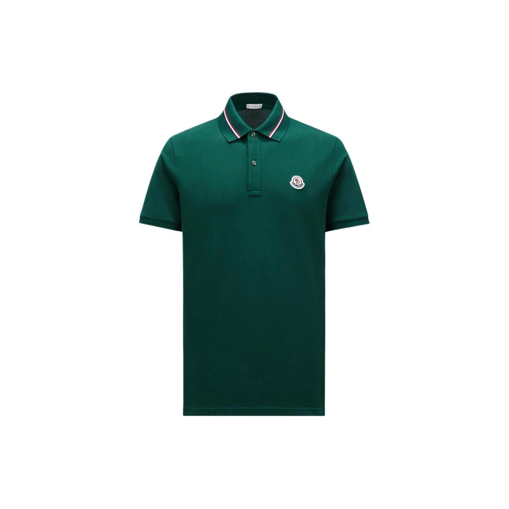Moncler Logo Patch Short-Sleeved Polo Shirt J10918A0002189A16875