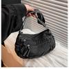 Women's Large Capacity Denim Crossbody Bag - Trendy Retro Shoulder Bag for Casual and Commute