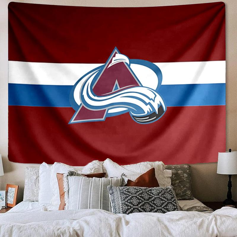 Colorado Avalanche Printed Tapestry, Unique Design Tapestry, Wall Decor for Bedroom,Livingroom, Playroom,Heartwarming Fan Holiday Gifts