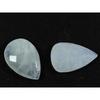 20X30 MM Natural Rainbow Moonstone Checker Cut Pear Loose Gemstone 2 Pcs Lot RML-874