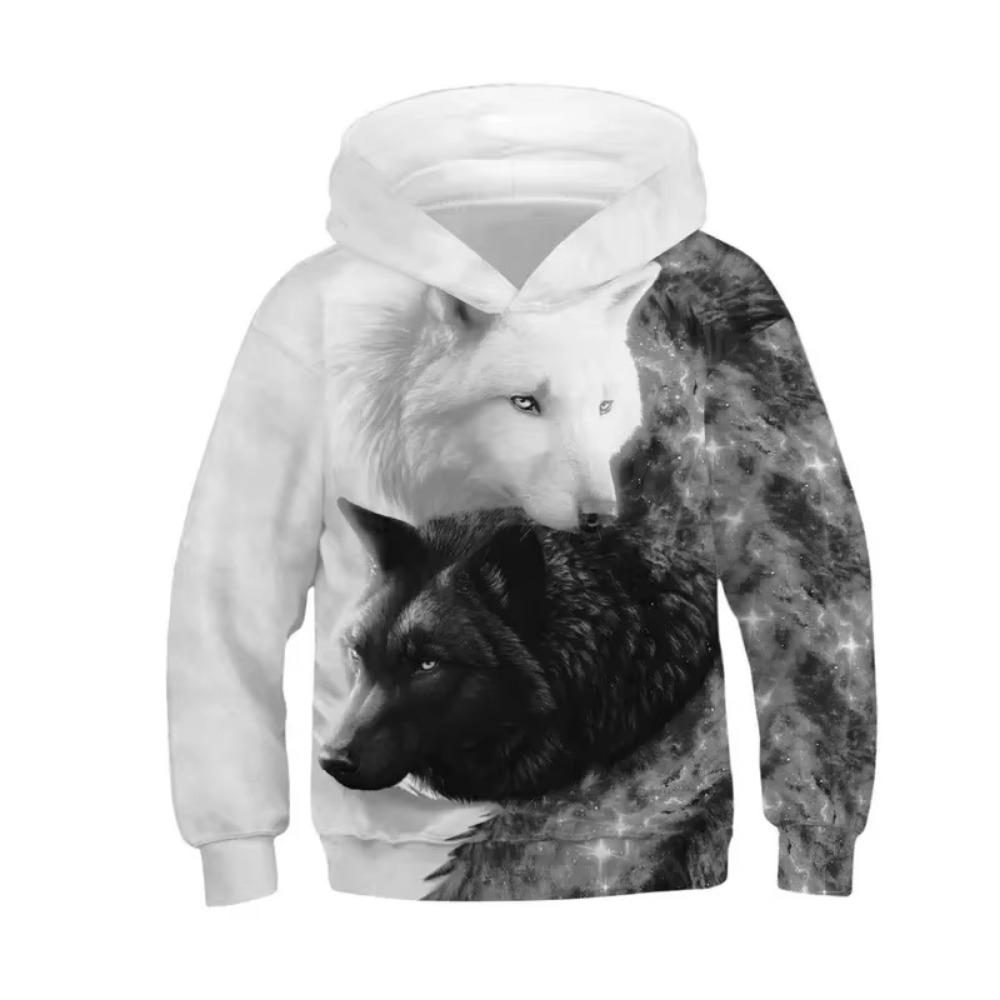New Animal Lion Pattern 3D Printed Men's Hoodie Spring and Autumn Casual Long Sleeve Hoodie Street Loose Sweatshirts Men's Tops