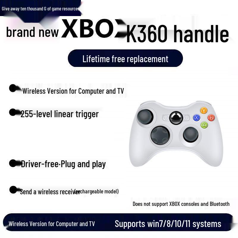 Universal Wired Controller with Linear Trigger for Gaming on PC and TV