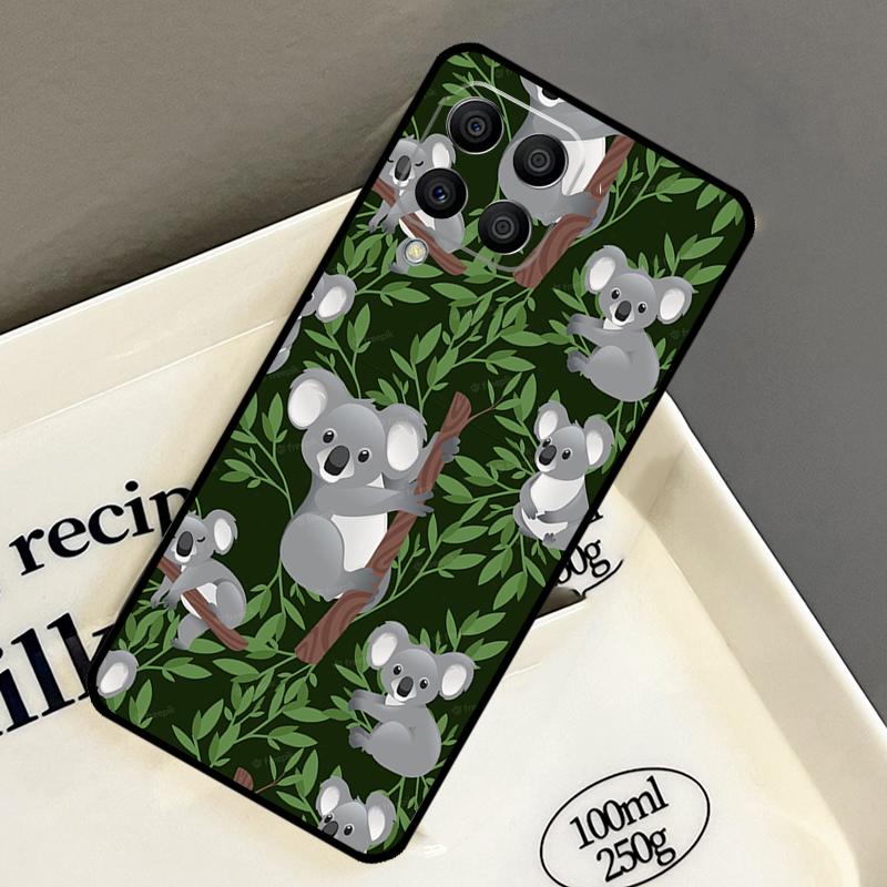 Cartoon Painting Animal Koala Case For Samsung Galaxy M15 M55 M12 M13 M14 M54 M23 M16 M11 M21 M31 M20 M34 M52 M32 M36 M56