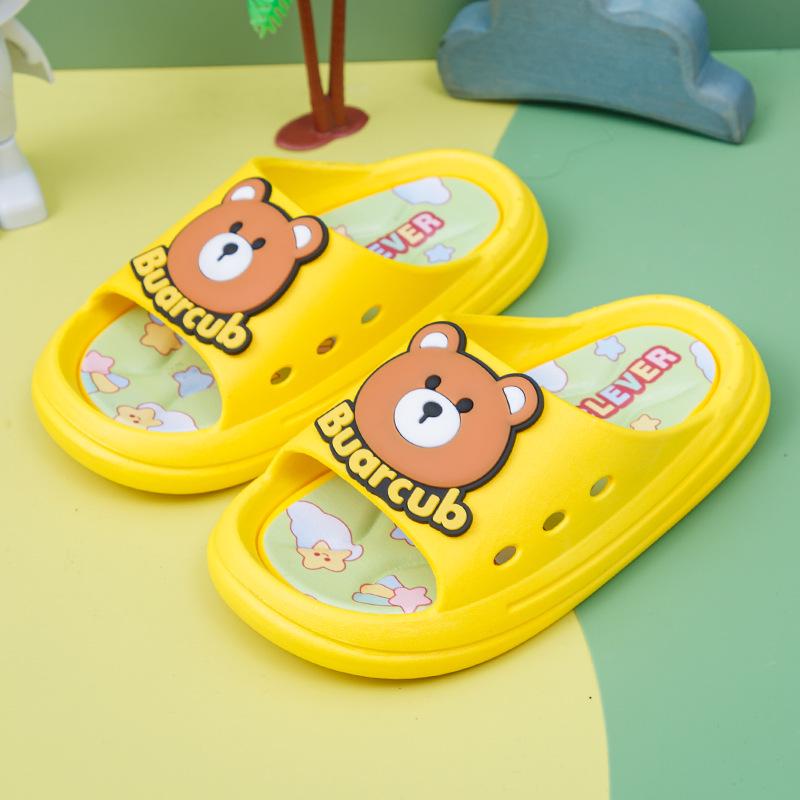 Универсальные шлепанцы из ПВХ с рисунком Four Seasons для детей - повседневные, удобные, сандалии для дома и улицы