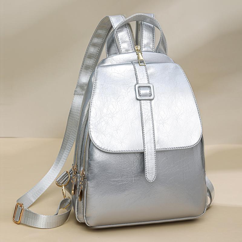 Рюкзак большой вместимости, женский рюкзак из полиуретана, дорожная сумка