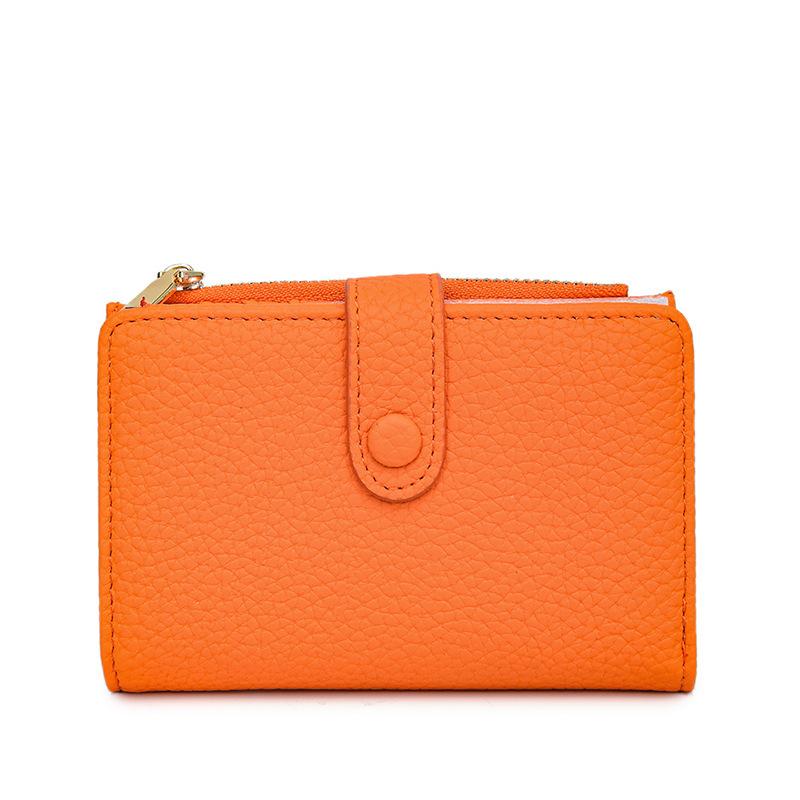 Новый женский короткий кошелек женский личи узор модная визитница модный ID-холдер тренд