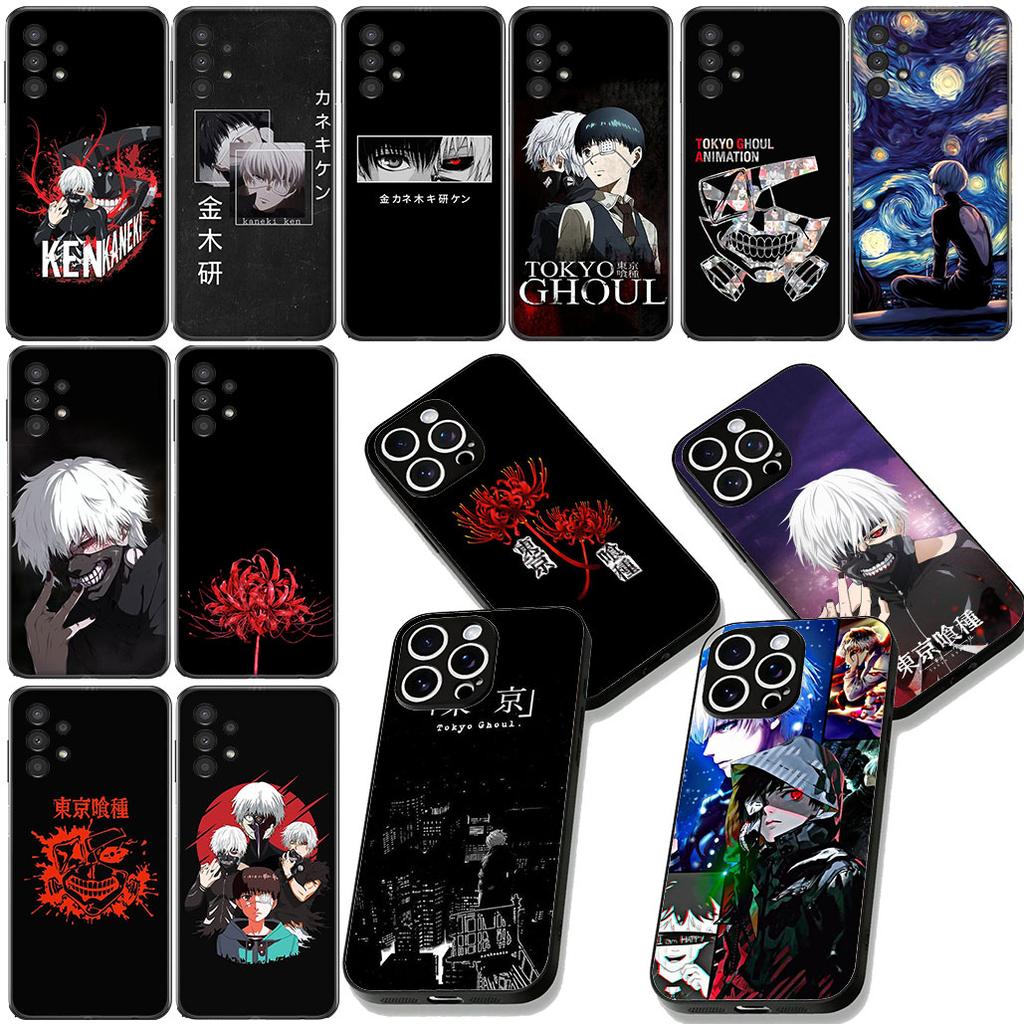 Чехол для телефона Samsung Galaxy A06 A05 A14 A50 A51 A52 A12 A13 A23 A70 A07 A25 A26 A72 A56 с рисунком из аниме Токио, персонаж Кен Канеки, Гуллы