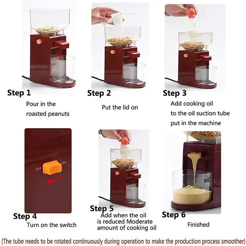 Портативная бытовая мельница для ореховой пасты и кунжутная машина