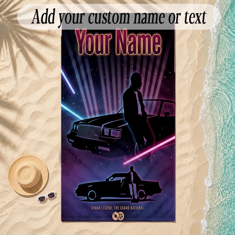 Beach TowelKendrick Lamar Custom Name Text Personalized Soft Towel for Beach Pool Indoor Home Decor Gift