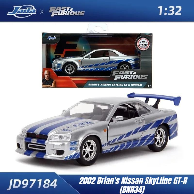 Игрушки Джада 1:32 Быстрые и Яростные Металлические Машинки, Mitsubishi Lancer TOYATO Super Nissan Skyline GTR Jetta RX-7 Коллекция Подарочные Игрушки для Детей