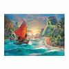 Tenyo (Tenyo) [Made In Japan] 1000-Piece Stained Art Jigsaw Puzzle Disney Moana (51.2x73.7cm) DS-1000-778 with Service Card