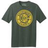 Baltimore Claws 1975 ABA Логотип Баскетбольная футболка TRI-BLEND - Зеленый меланж