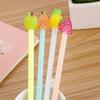 Back To School Season 10pcs 0.5mm Creative Fruit Gel Pen Cute Small Fresh Water-based Pen Learning Stationery Office Supplies Signature Pen