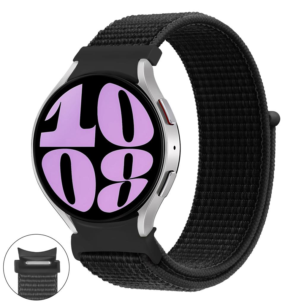 Без зазоров Ремешок Для Samsung Galaxy Watch 6 4 Classic 5 pro 44мм 40мм 47мм 43мм нейлоновый петлевой браслет correa Galaxy Watch 4 20мм Ремешок