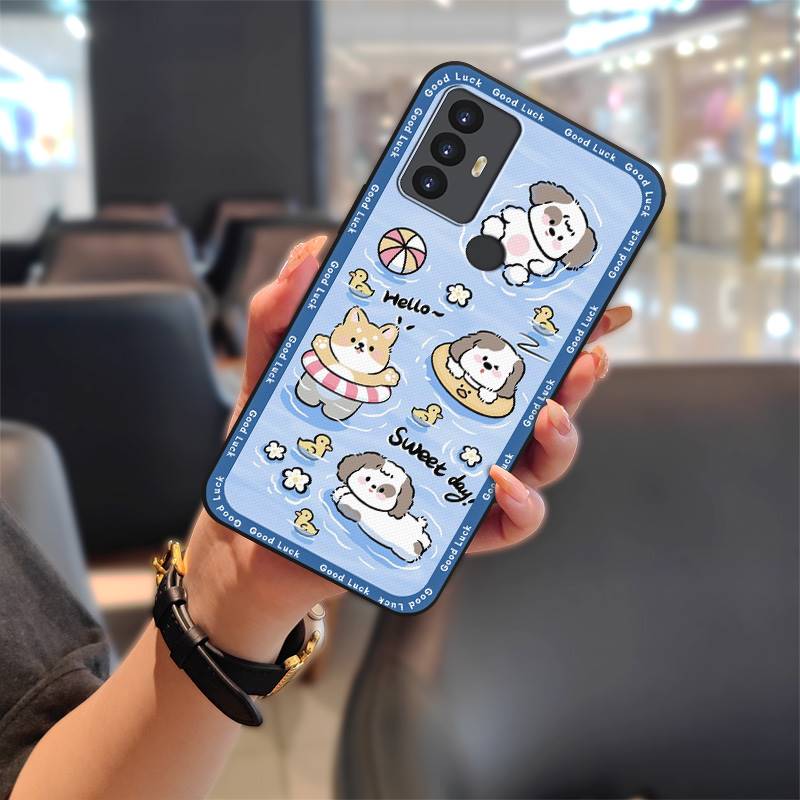 Силиконовый чехол из ТПУ для телефона TCL 30SE/30E/306/305/Sharp Aquos V6/V6 Plus, грязеотталкивающая задняя крышка, модный дизайн