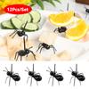 12 Pcs Animal Appetizer Forks Reusable Ant Food Pick, Fruit Toothpicks Dessert Fork Cocktail Picks New
