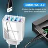 Quick Charge 3.0 Charger Wall Fast Charging For Samsung S21 S20 S10 S9 S8 Plug Xiaomi OPPO  iPhone Phone Charger Adapter