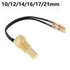 12V/24V 10/12/14/16/17/21mm Water Temp Sensor Universal Car Temperature Sensor 50K Head Plug for Car
