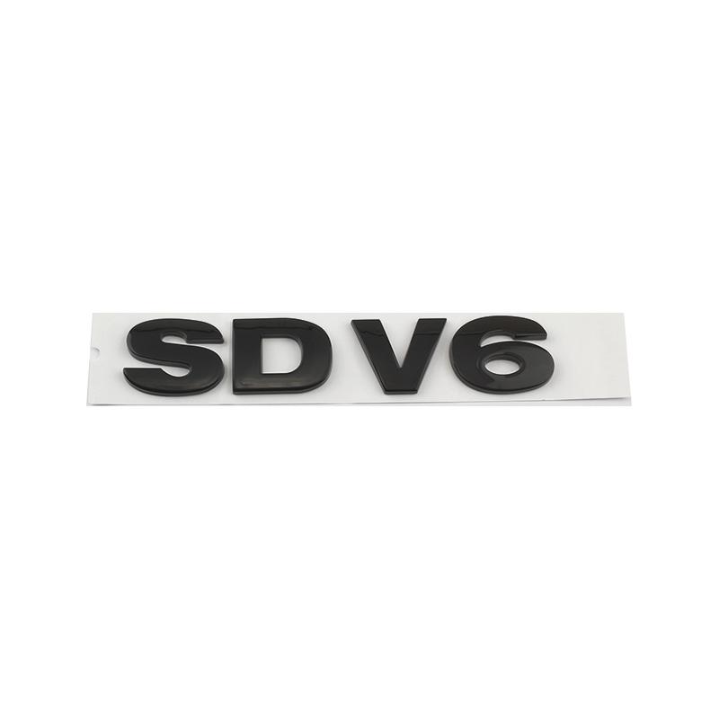 Автомобиль 3D ABS SDV8 SDV6 Логотип Значок Эмблема Наклейки Наклейка Для Land Rover Discovery 4 Ranger Rover Sport HSE