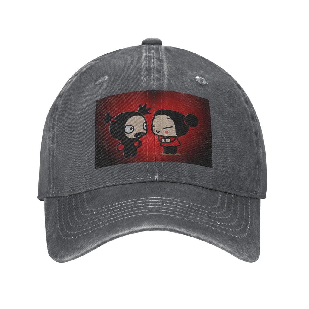 Pucca Denim Cap Casual Baseball Caps Adjustable Hat Summer Unisex Baseball Hats