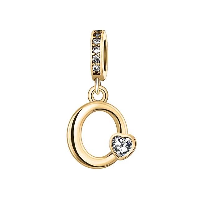 Новый медный с покрытием Rose Gold, Light Gold, двухцветный, с 26 английскими буквами, подвеска-шарм, совместим с браслетами, ожерельями, для самостоятельного изготовления украшений
