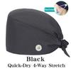 Customized Solid Color Dental Doctors Cap Women Men Nursing Hat Laboratory Pet Vet Breathable Medical Scrub Caps with Buttons